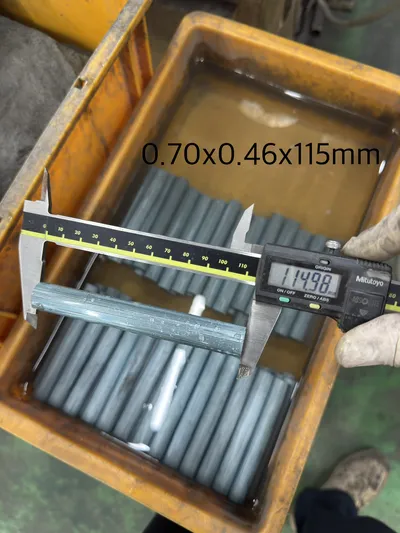 스테인리스 니들 파이프 절단