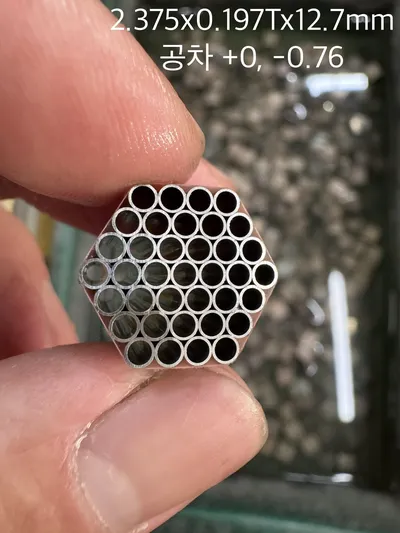 sus tube(pipe) 절단